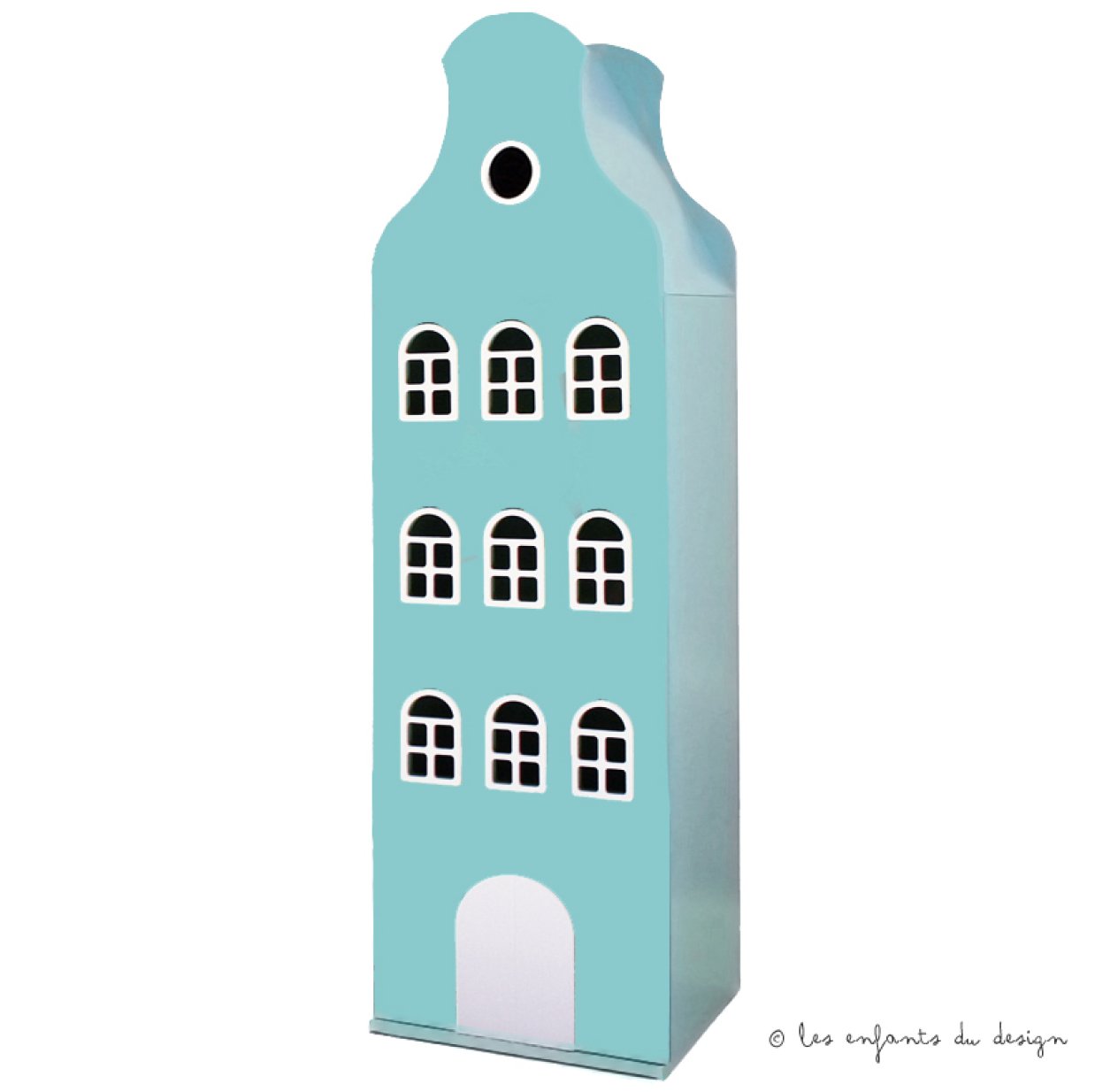 Armoire maison Amsterdam cloche - Turquoise